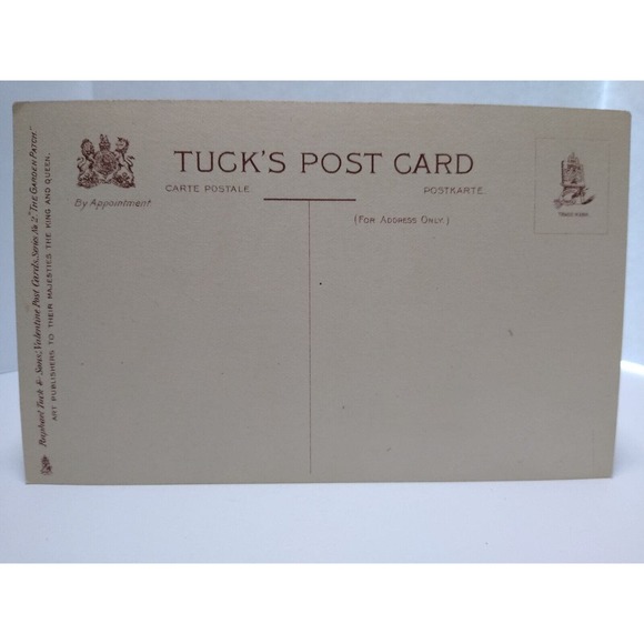 Fantasy Postcard Tuck E Curtis Radish Head Anthropomorphic Garden Patch Series 2 - Picture 3 of 3